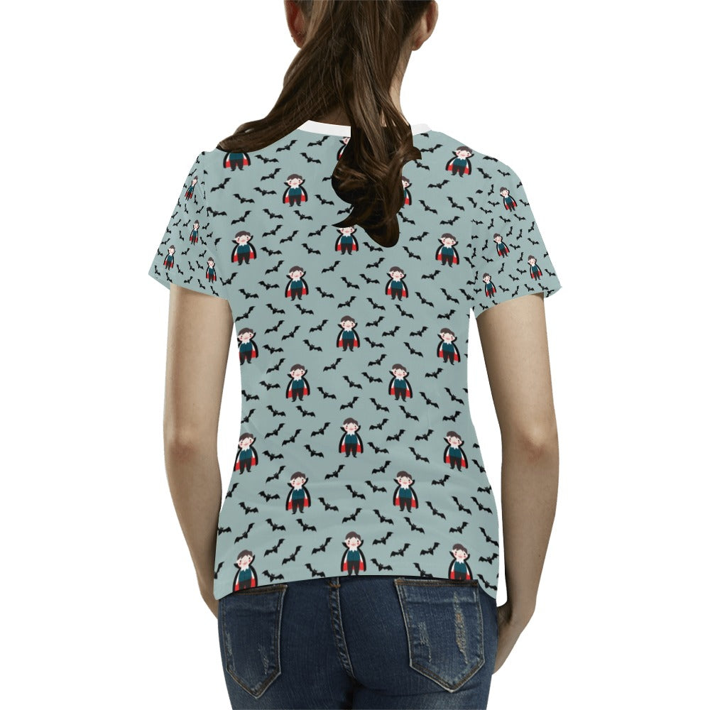 Vampire Print Design LKS304 Women's T-shirt