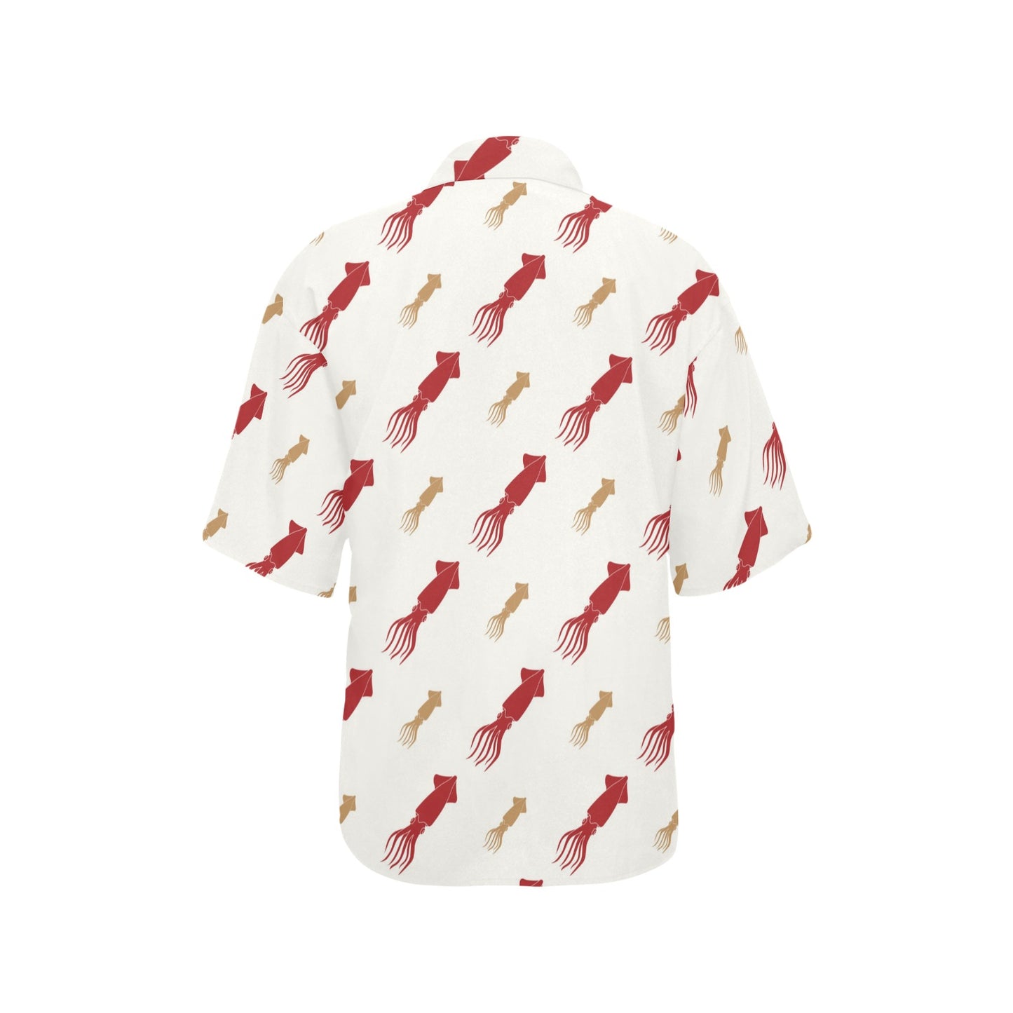 Giant Squid Pattern Print Design 01 Women's Hawaiian Shirt