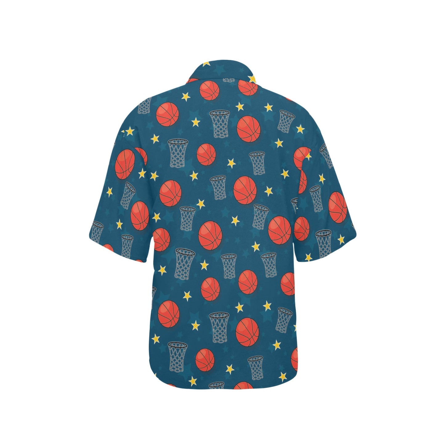 Basketball Classic Print Pattern Women's Hawaiian Shirt