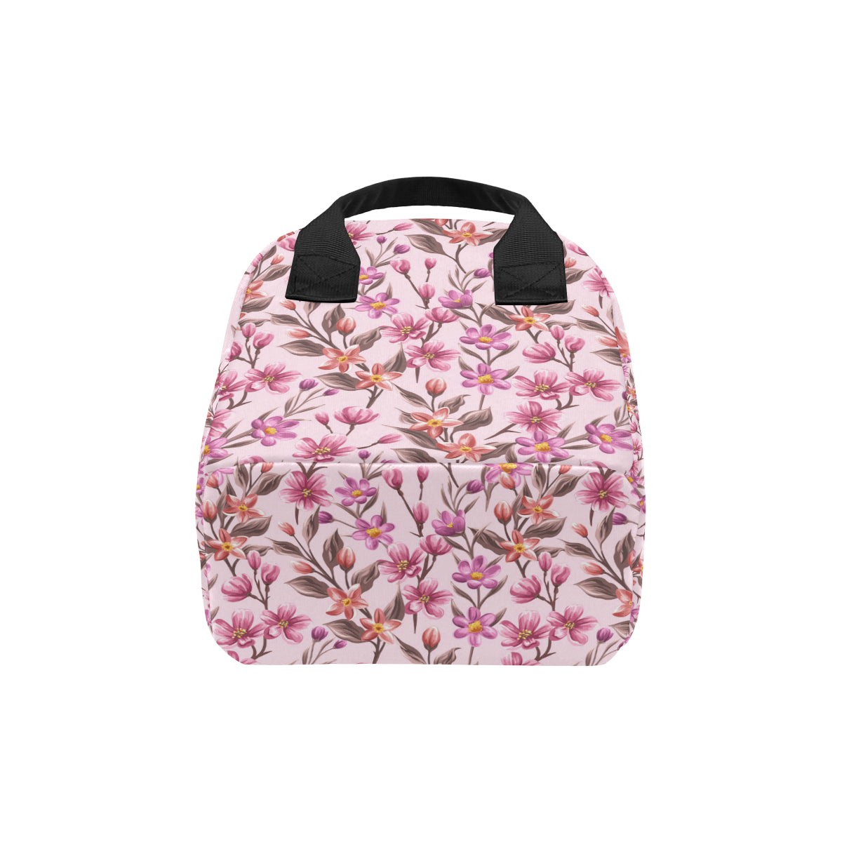 Summer Floral Pattern Print Design SF09 Insulated Lunch Bag