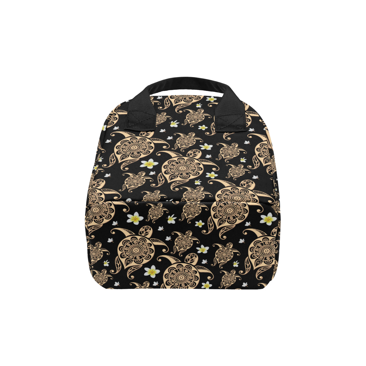 Turtle Polynesian Tribal Hawaiian Insulated Lunch Bag