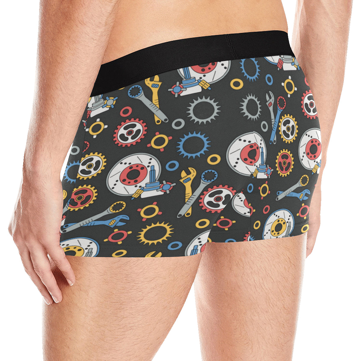 Mechanic Pattern Print Design 01 Men's Boxer Briefs