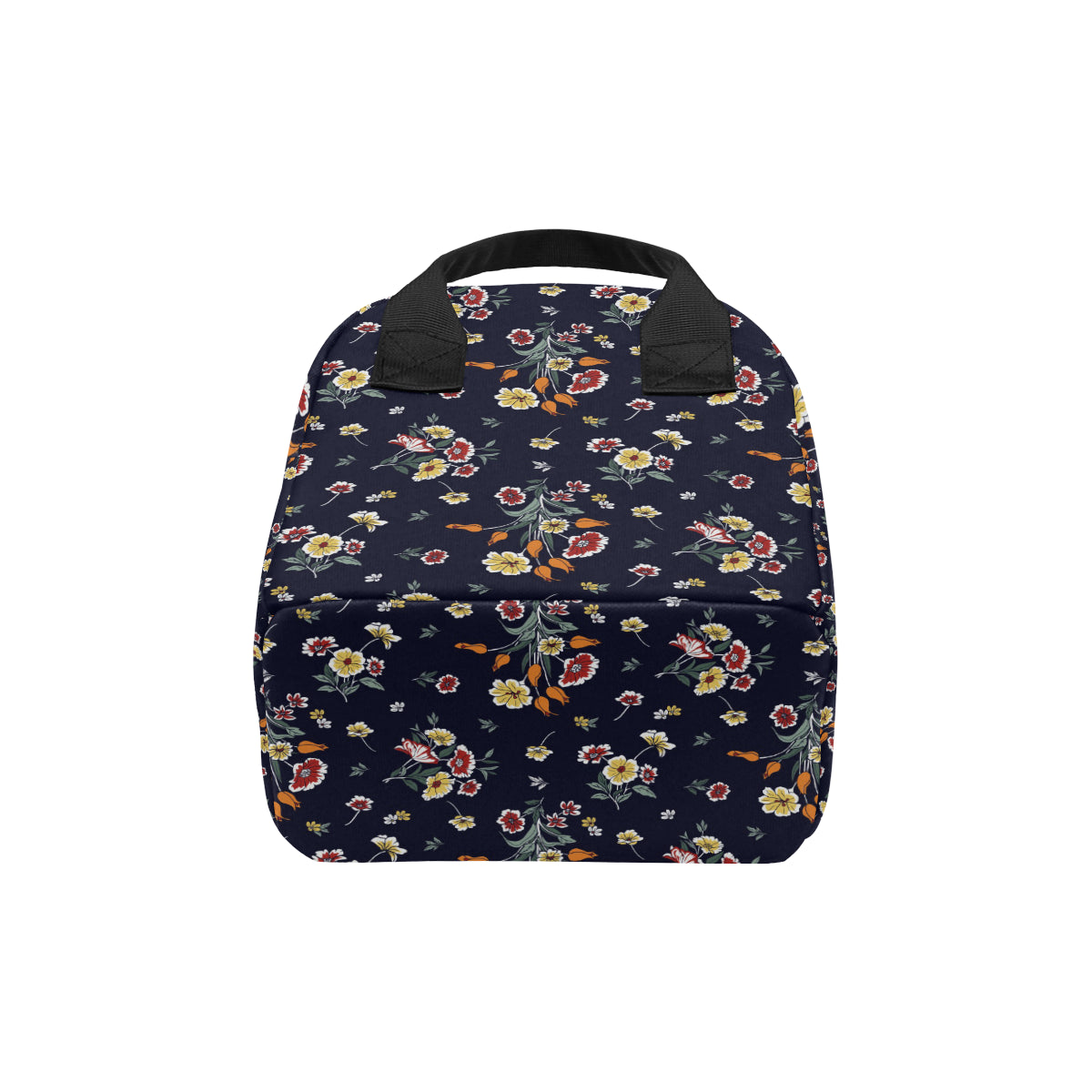Summer Floral Pattern Print Design SF01 Insulated Lunch Bag