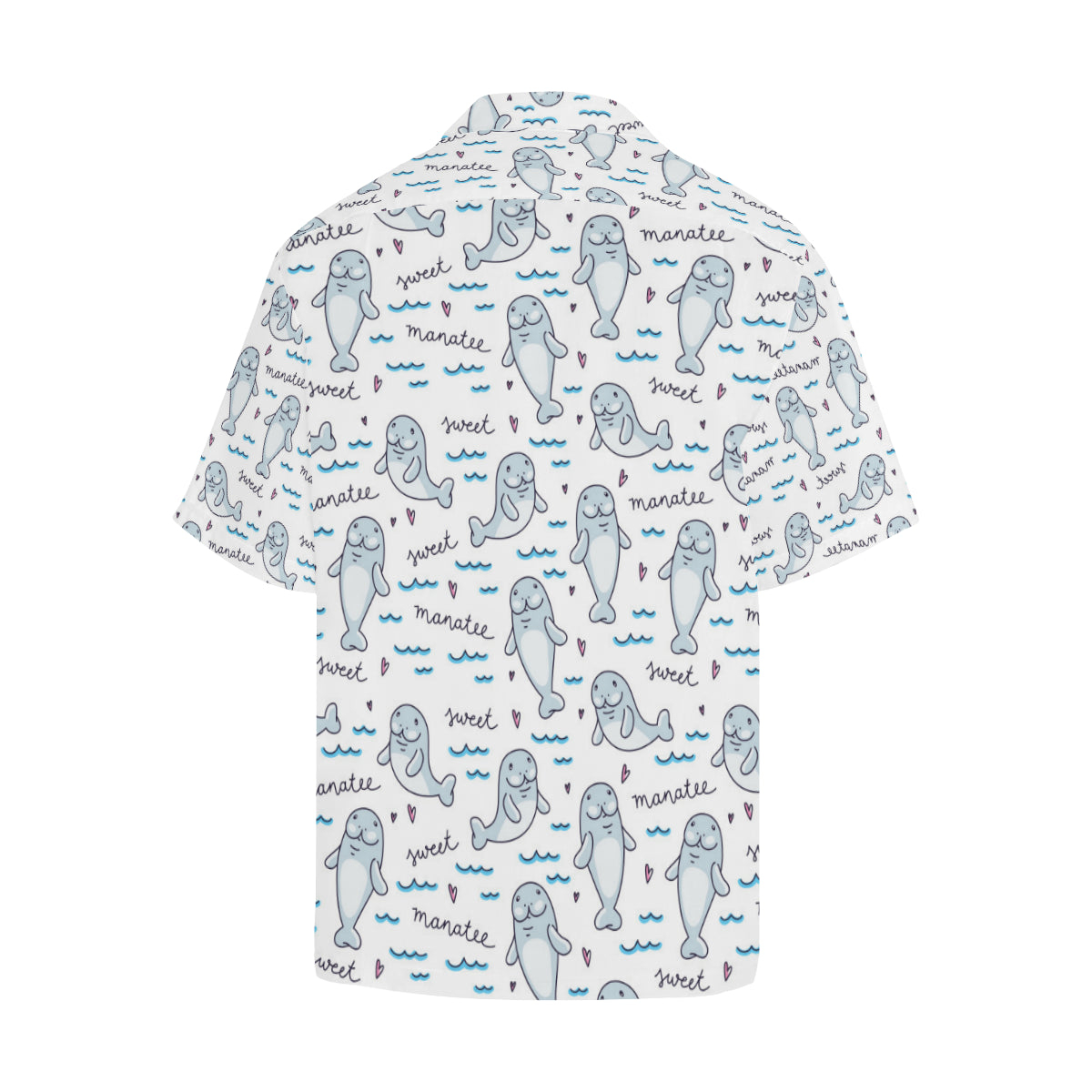 Manatee Baby Pattern Print Design 03 Men's Hawaiian Shirt