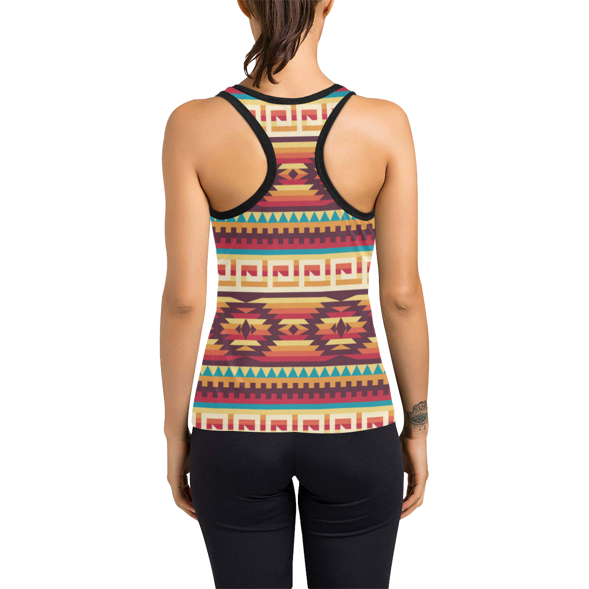 Tribal Aztec Vintage Women's Racerback Tank Top