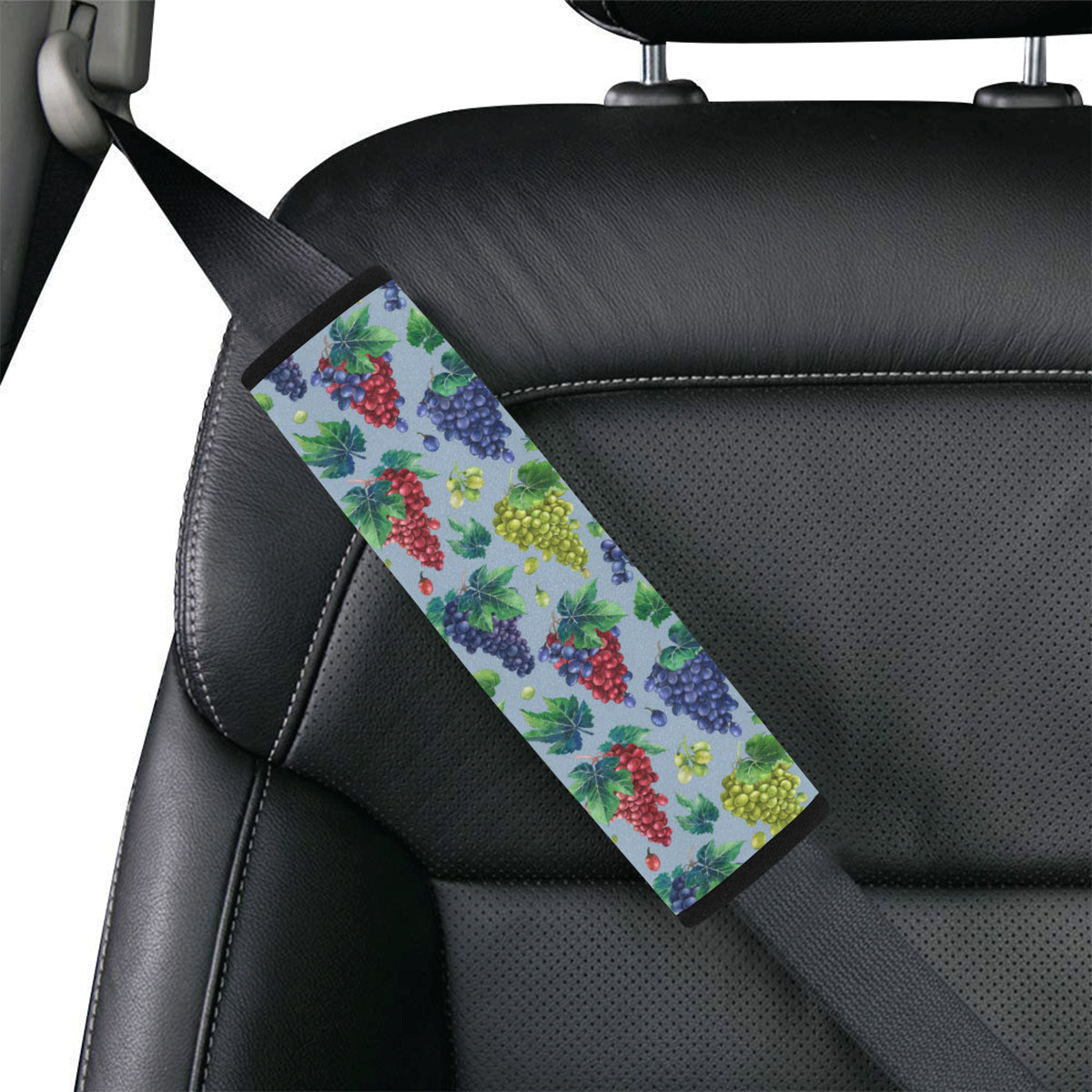 Grape Pattern Print Design GP06 Car Seat Belt Cover