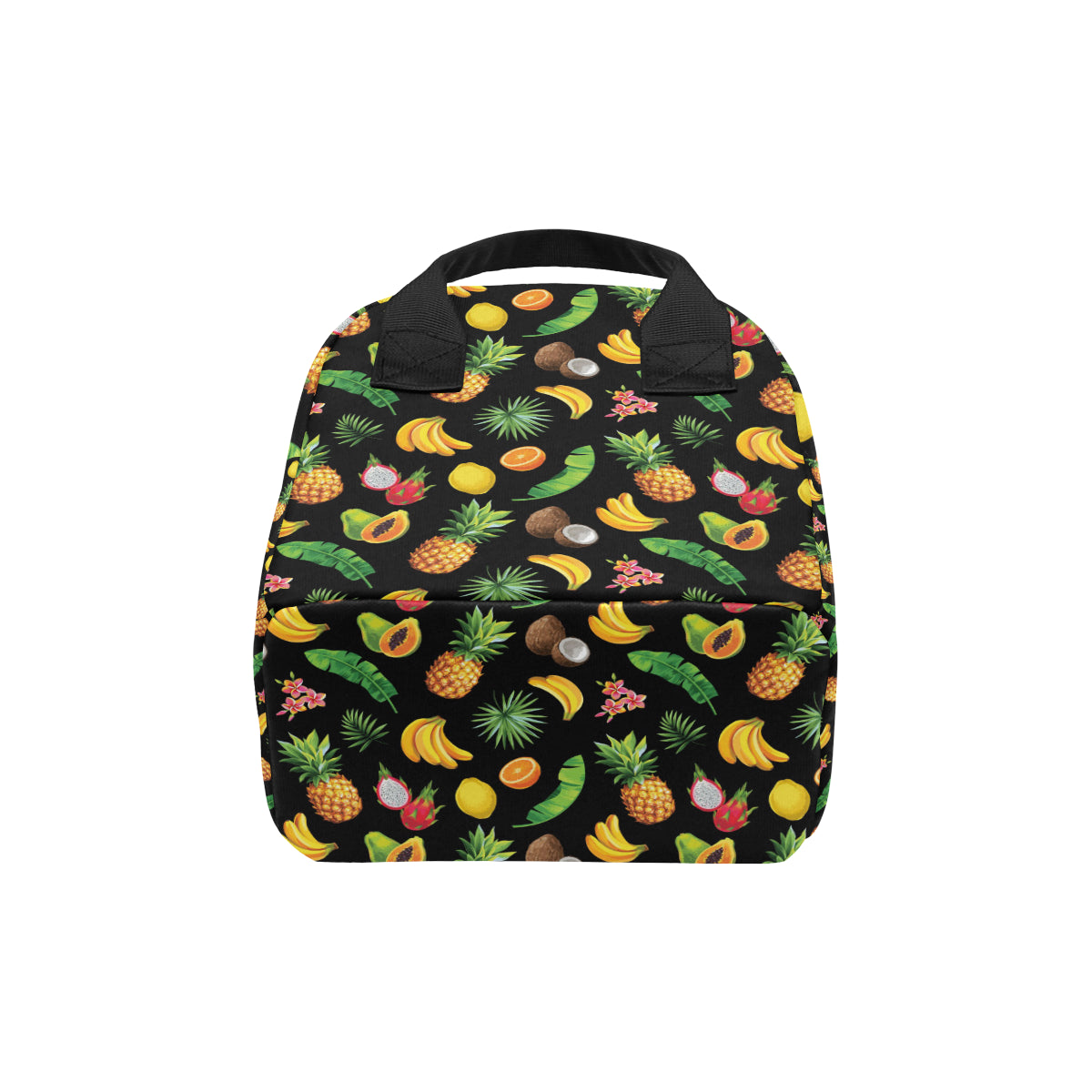 Tropical Fruits Pattern Print Design TF03 Insulated Lunch Bag