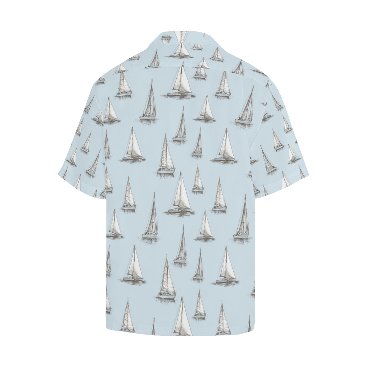 Sailing Ships Pattern Print Design A01 Men's Hawaiian Shirt