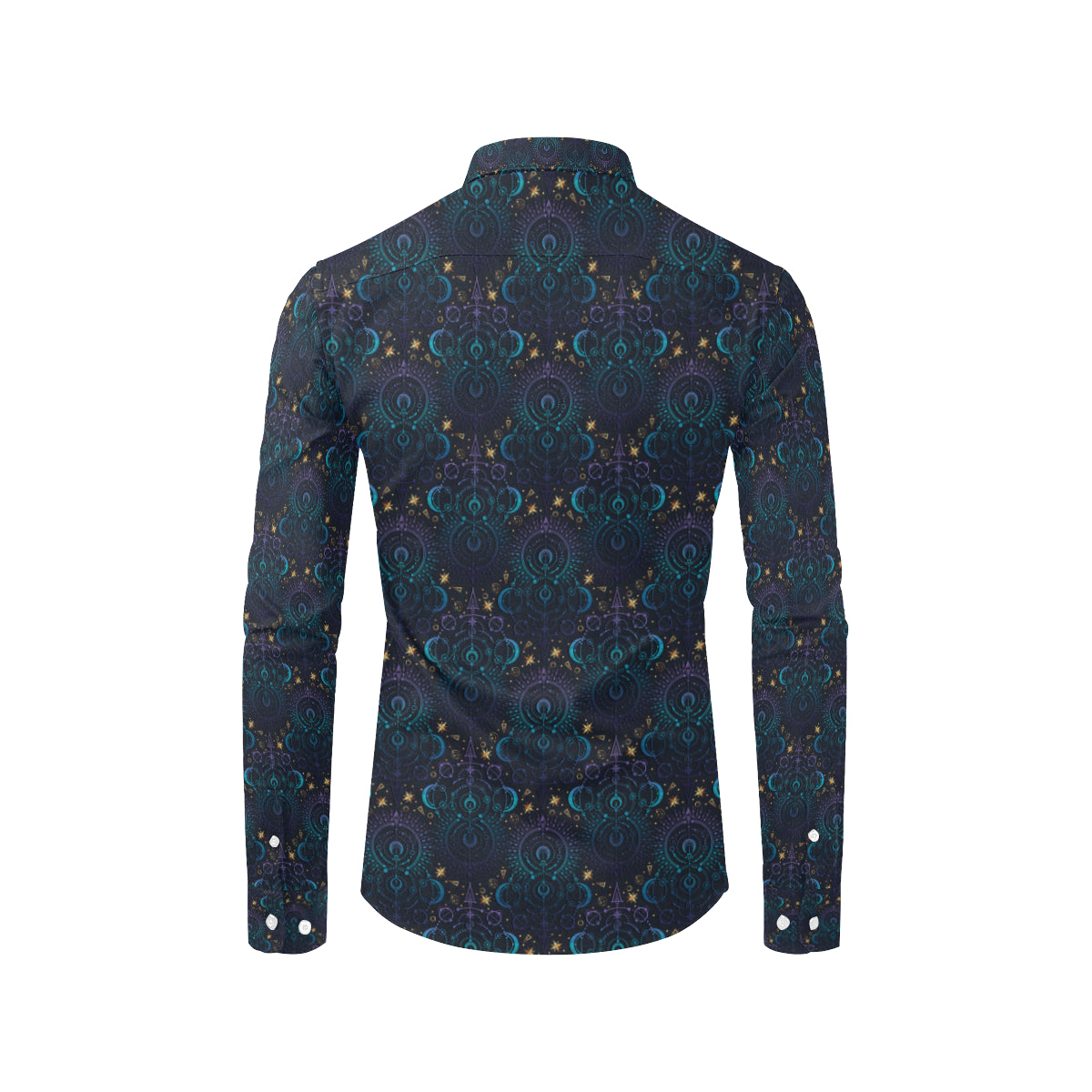 Celestial Pattern Print Design 06 Men's Long Sleeve Shirt