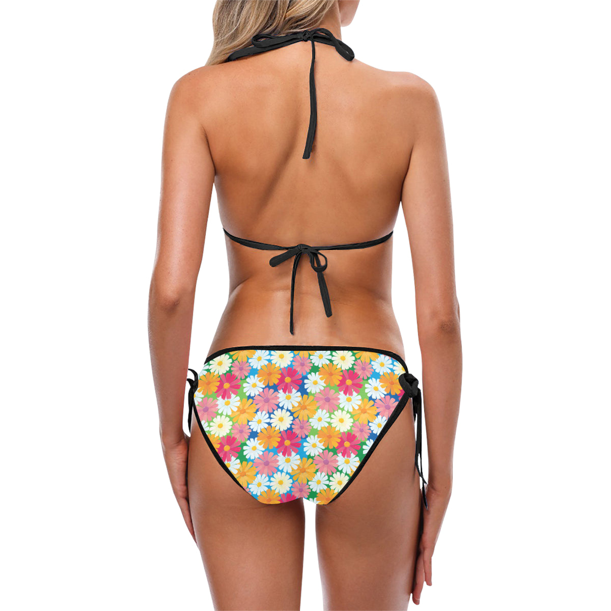 Daisy Pattern Print Design DS05 Bikini