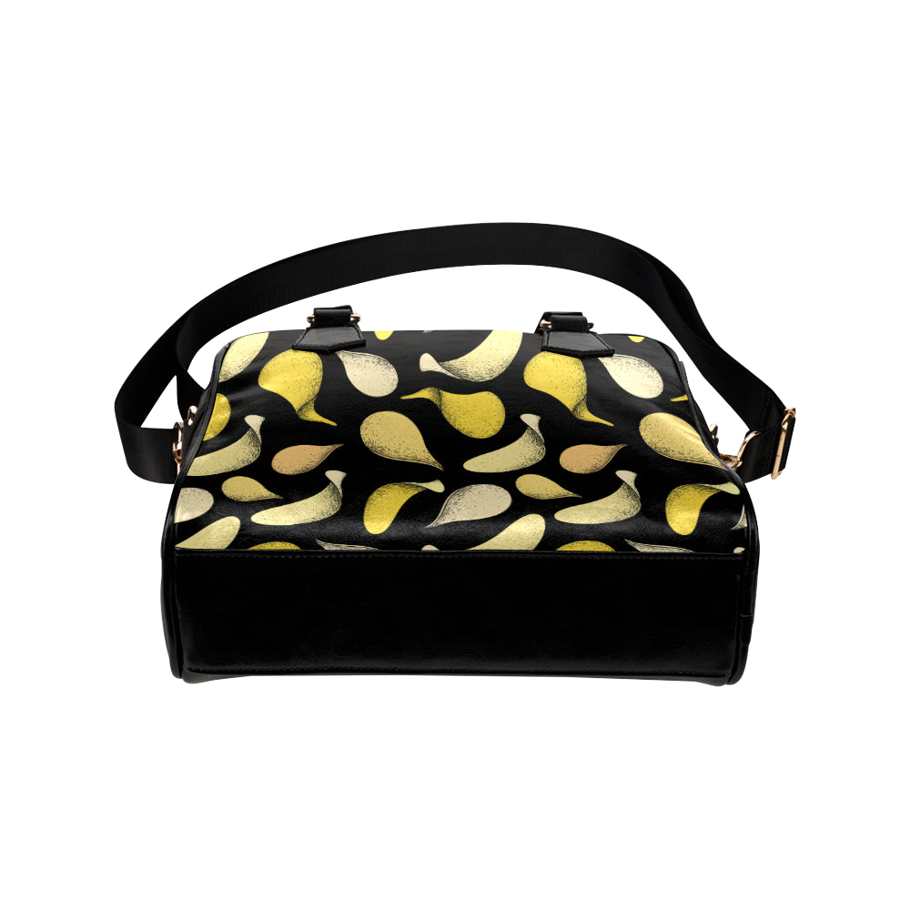 Potato Pattern Print Design A02 Shoulder Handbag