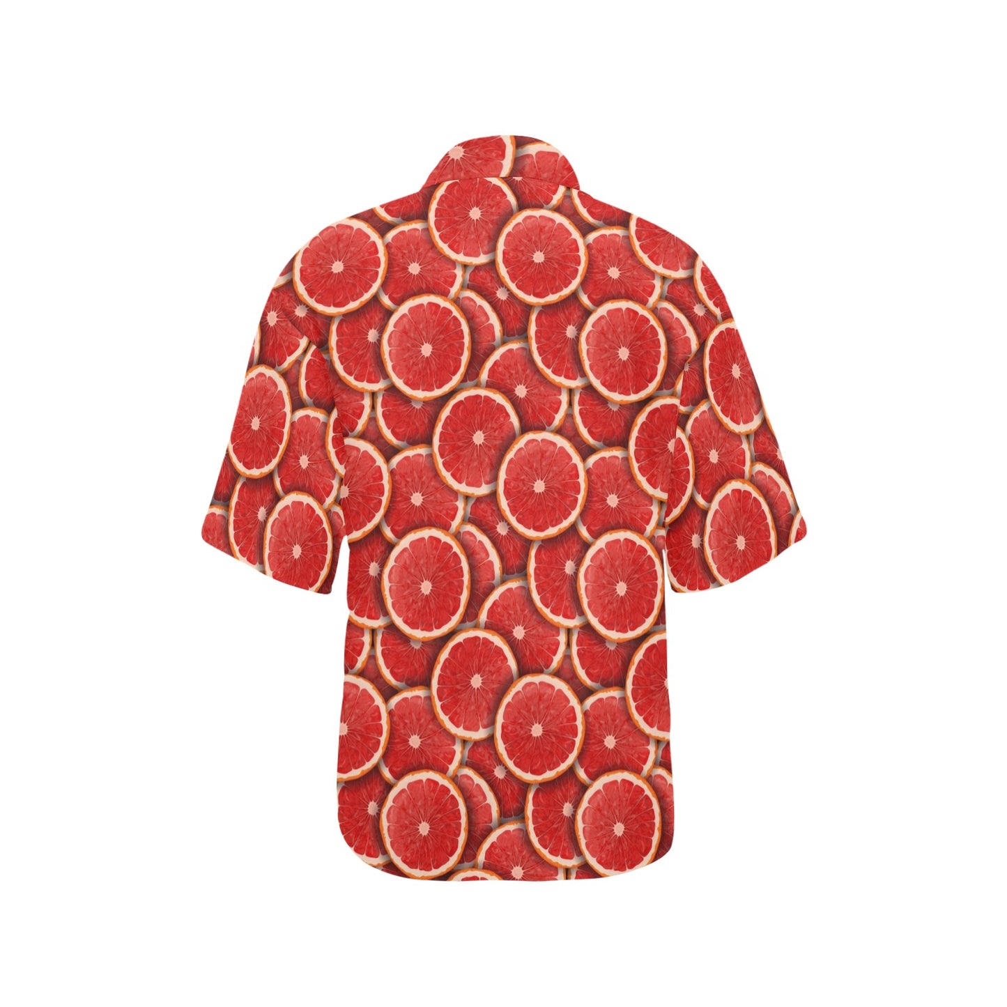 Grapefruit Pattern Print Design GF05 Women's Hawaiian Shirt