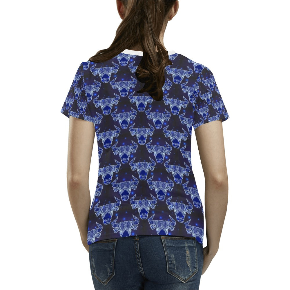 Taurus Print Design LKS302 Women's T-shirt