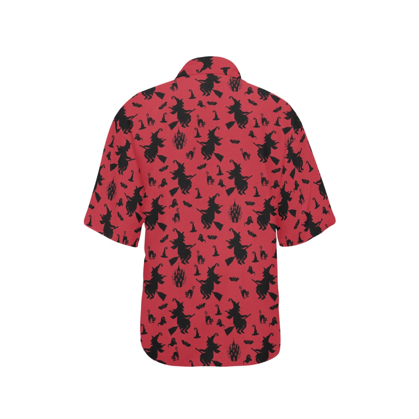 Witch Print Design LKS303 Women's Hawaiian Shirt