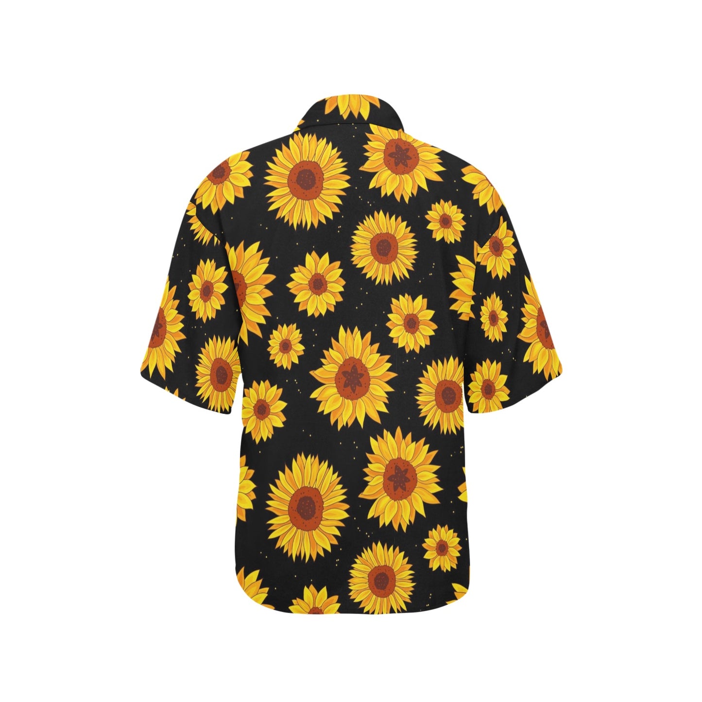 Sunflower Pattern Print Design SF09 Women's Hawaiian Shirt