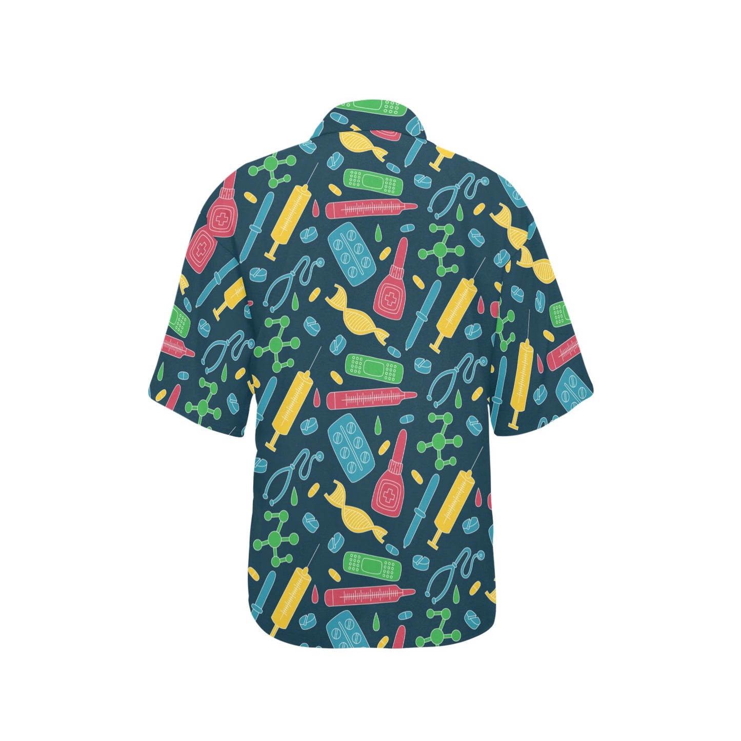 Phlebotomist Pattern Print Design A03 Women's Hawaiian Shirt