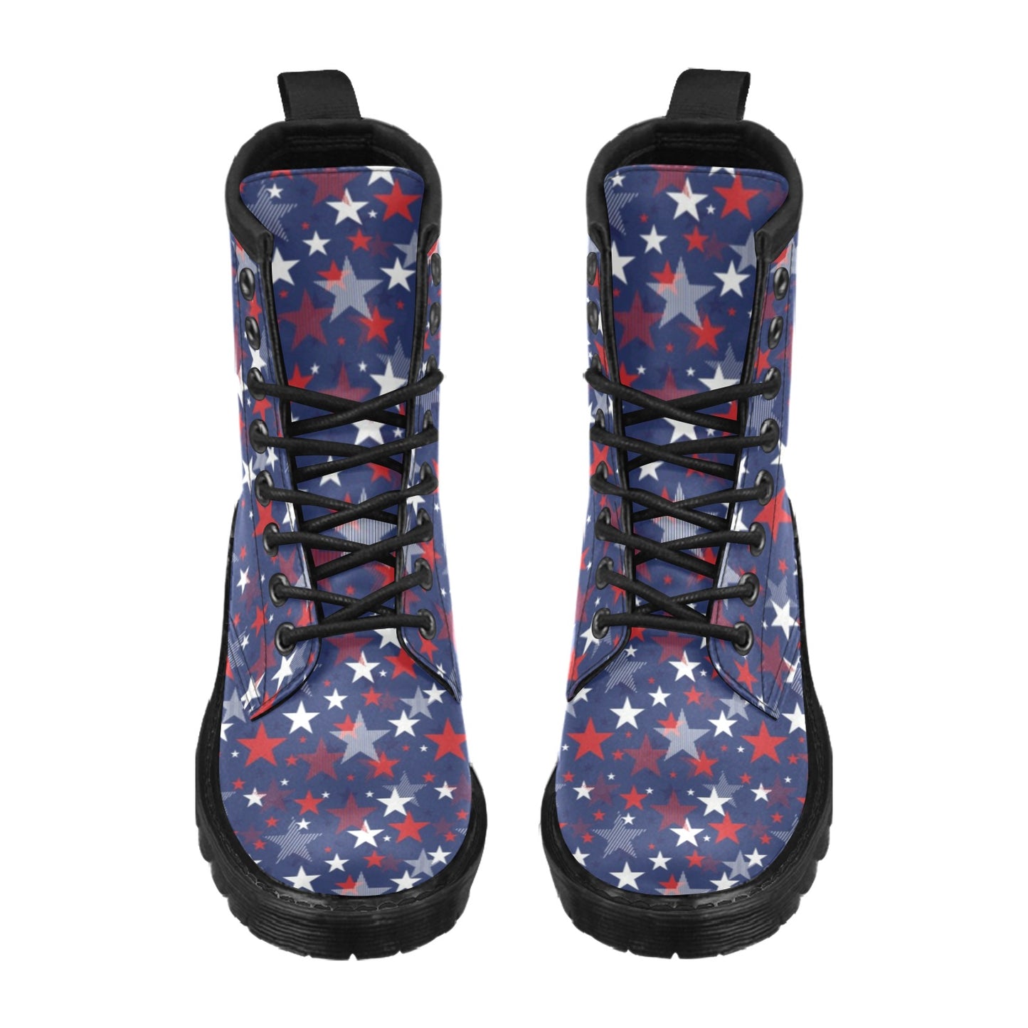 Star Print Design LKS304 Women's Boots