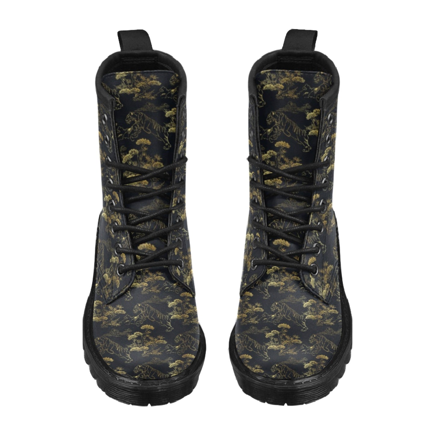 Tiger Japan Style Print Design LKS305 Women's Boots