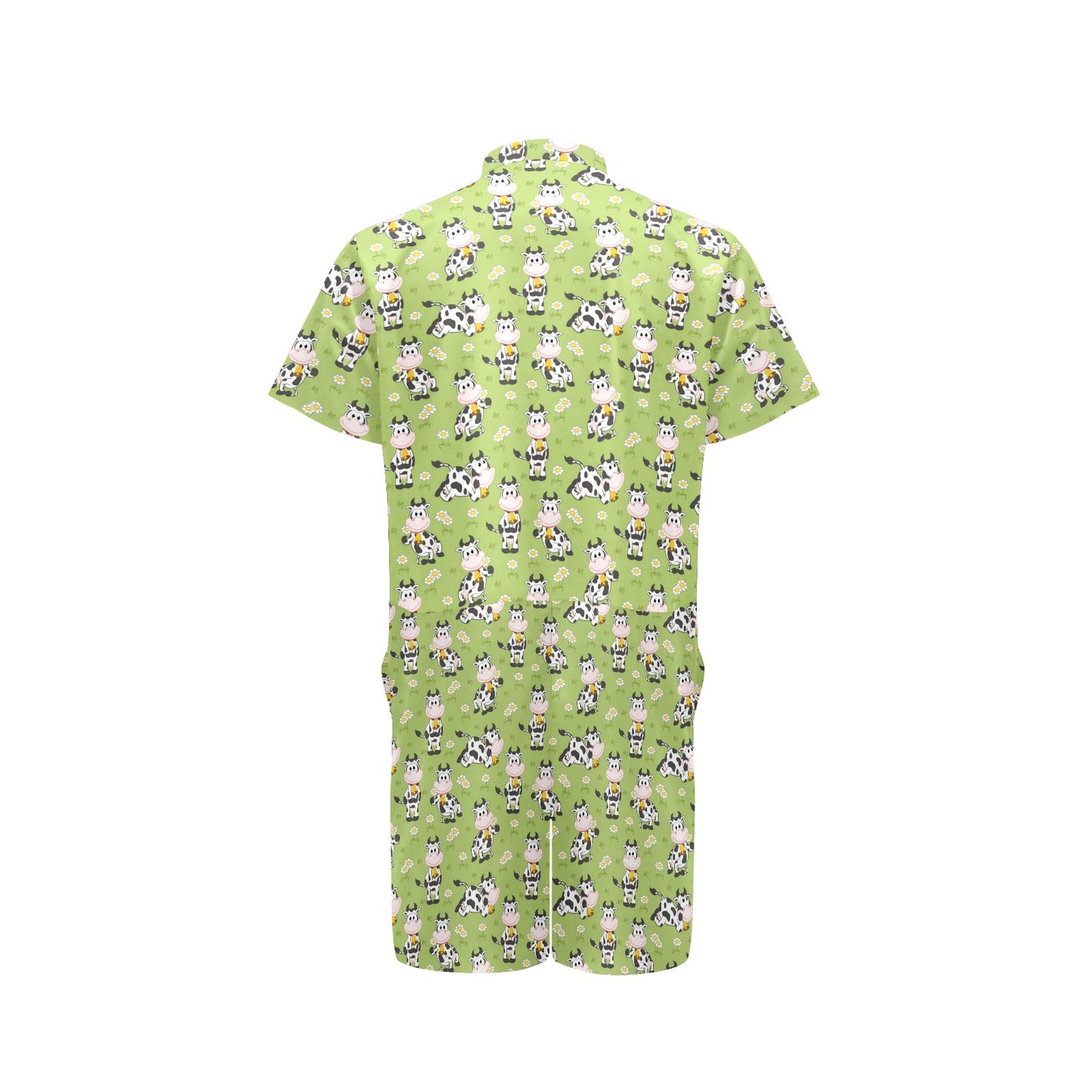 Cattle Print Design LKS401 Men's Romper