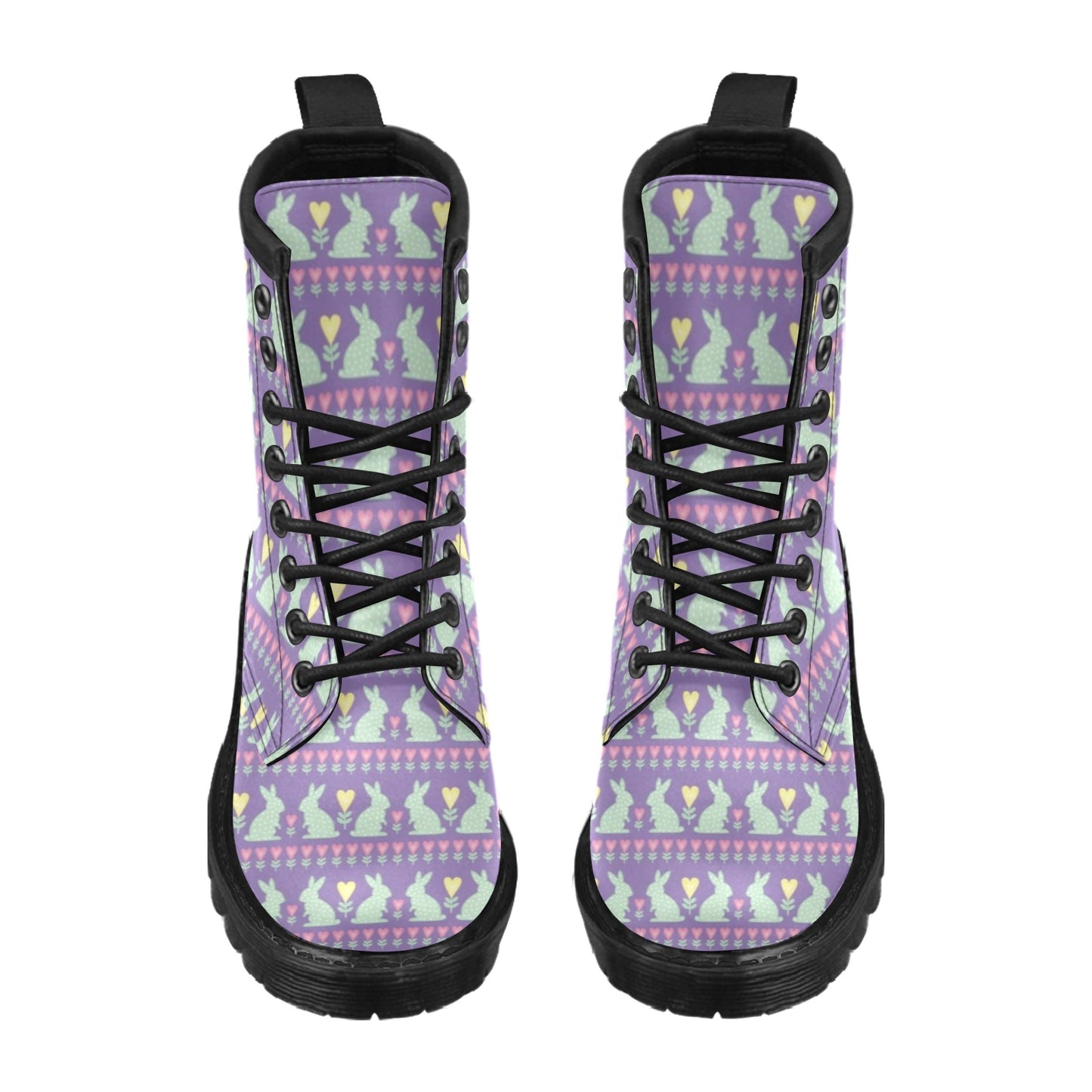 Rabbit Pattern Print Design RB01 Women's Boots