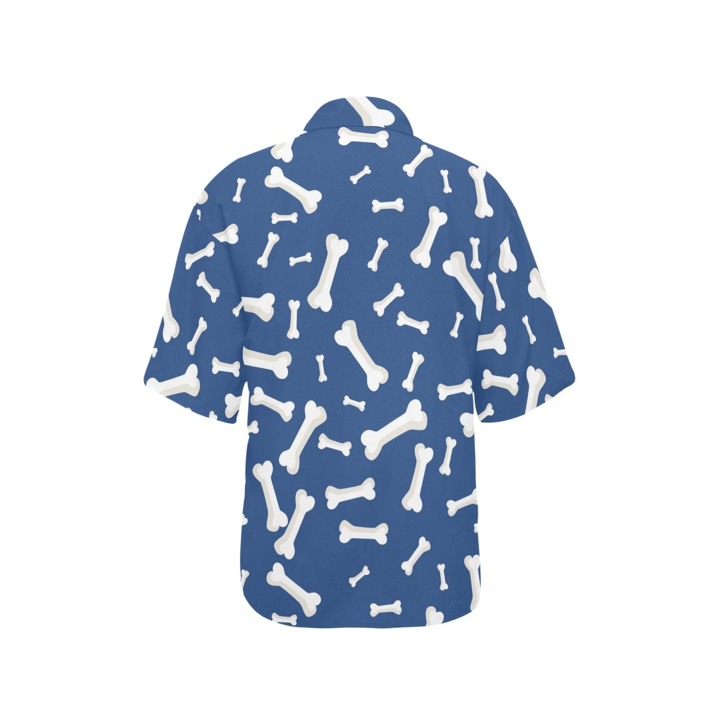 Dog Bone Pattern Print Design 03 Women's Hawaiian Shirt