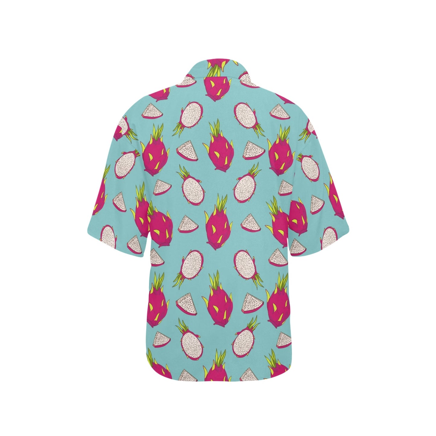 Dragonfruit Pattern Print Design DF01 Women's Hawaiian Shirt