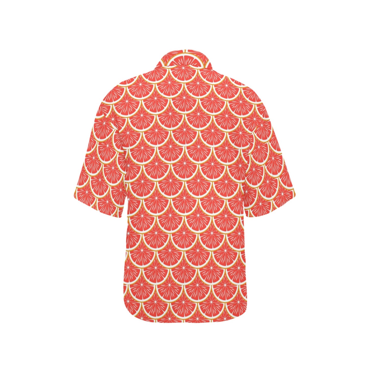 Grapefruit Pattern Print Design GF07 Women's Hawaiian Shirt
