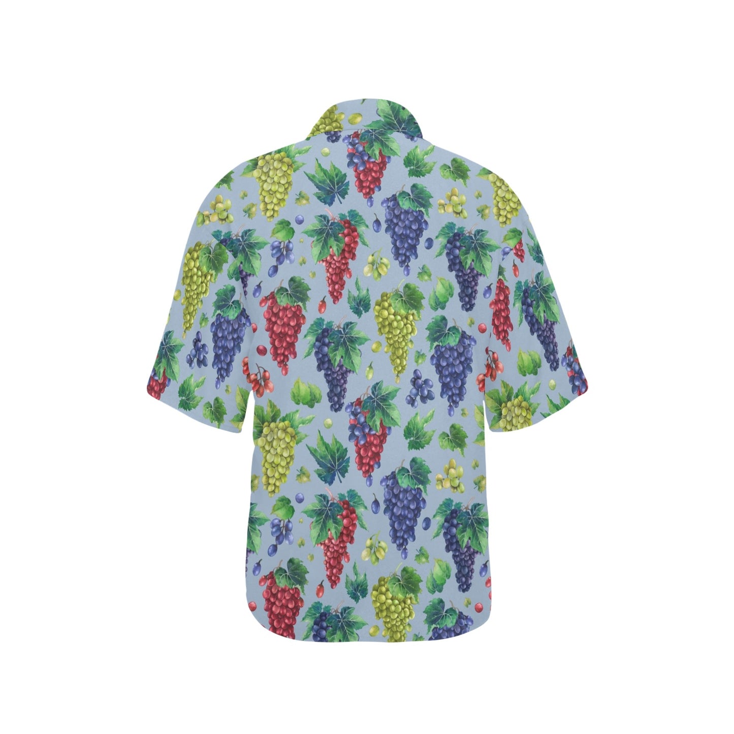 Grape Pattern Print Design GP06 Women's Hawaiian Shirt