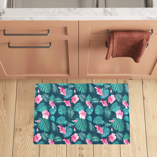 Summer Floral Print Design LKS301 Kitchen Mat