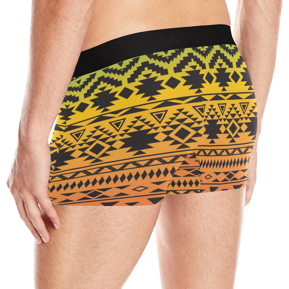 Rastafarian Pattern Print Design A04 Men's Boxer Briefs