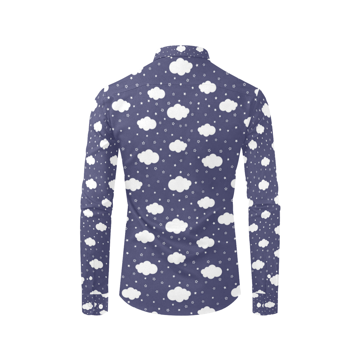 Cloud Pattern Print Design 03 Men's Long Sleeve Shirt