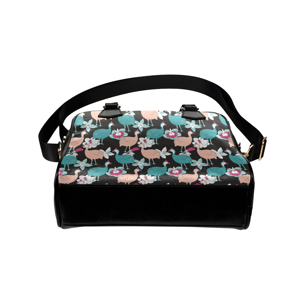 Guinea Fowl Pattern Print Design 03 Shoulder Handbag