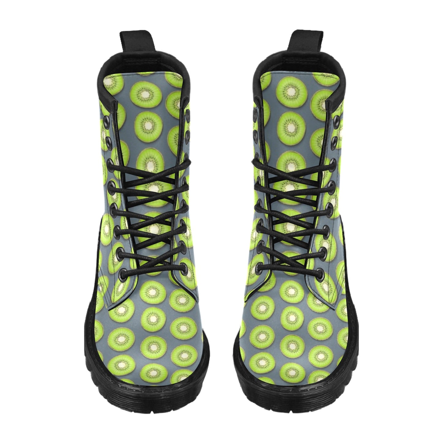 Kiwi Pattern Print Design KW06 Women's Boots