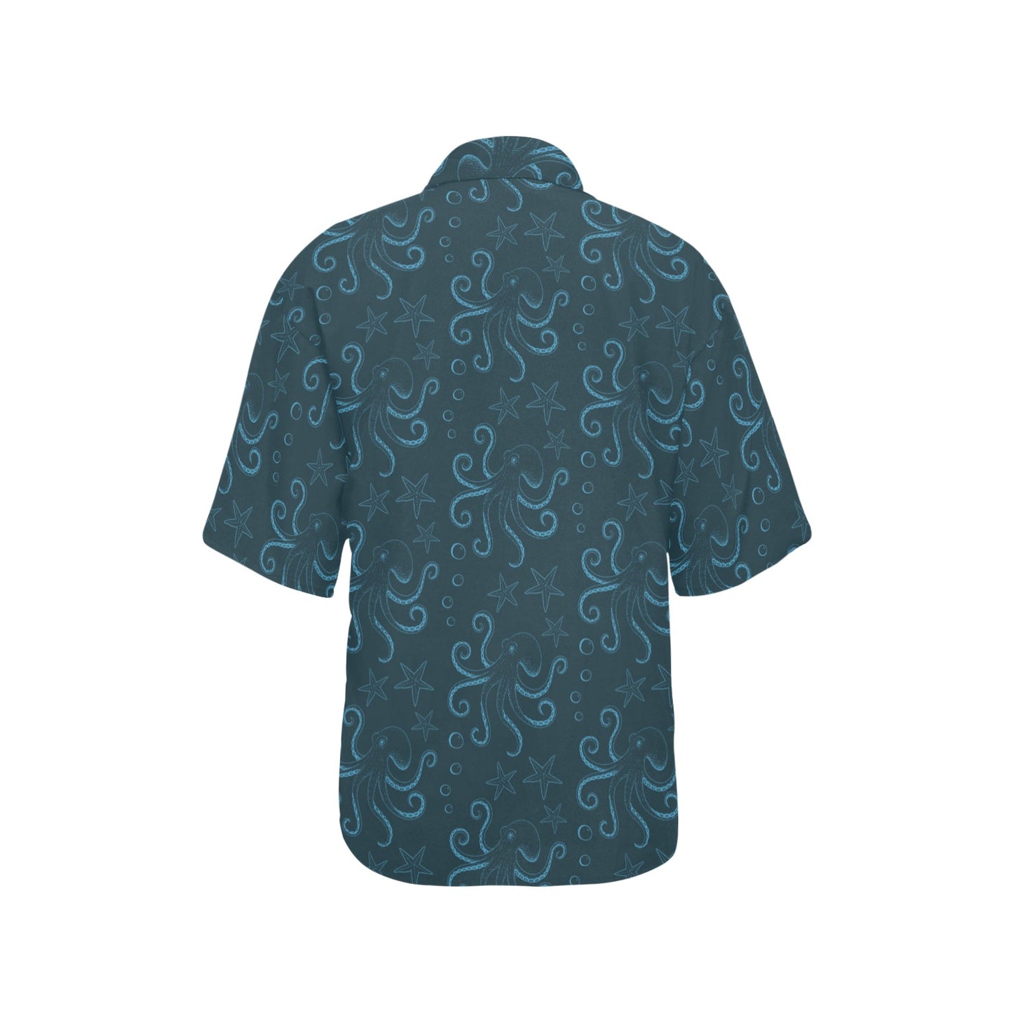 Octopus Pattern Print Design A05 Women's Hawaiian Shirt