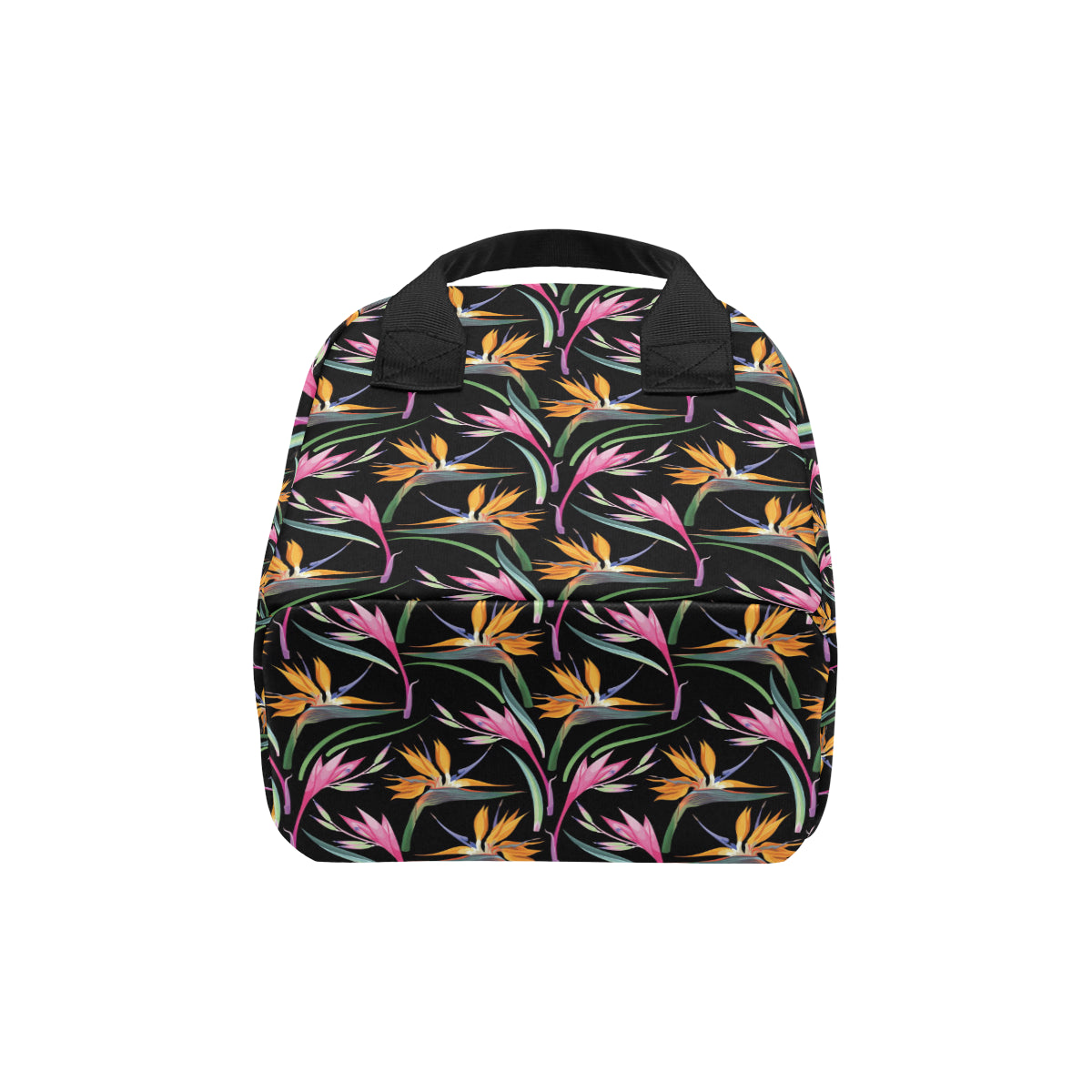 Tropical Flower Pattern Print Design TF017 Insulated Lunch Bag