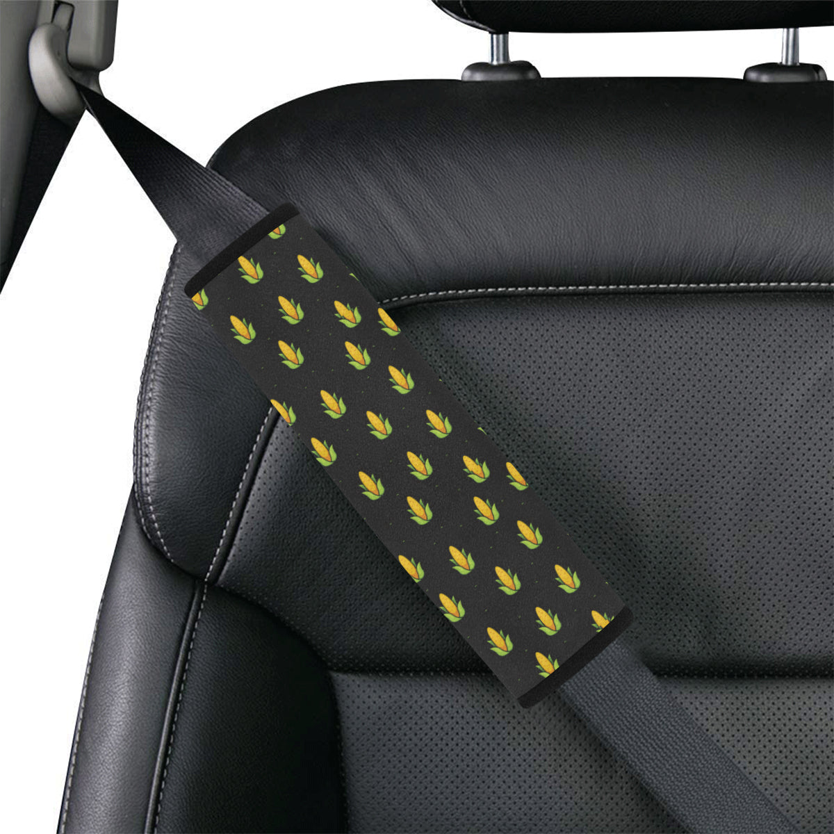 Corn Pattern Print Design 04 Car Seat Belt Cover