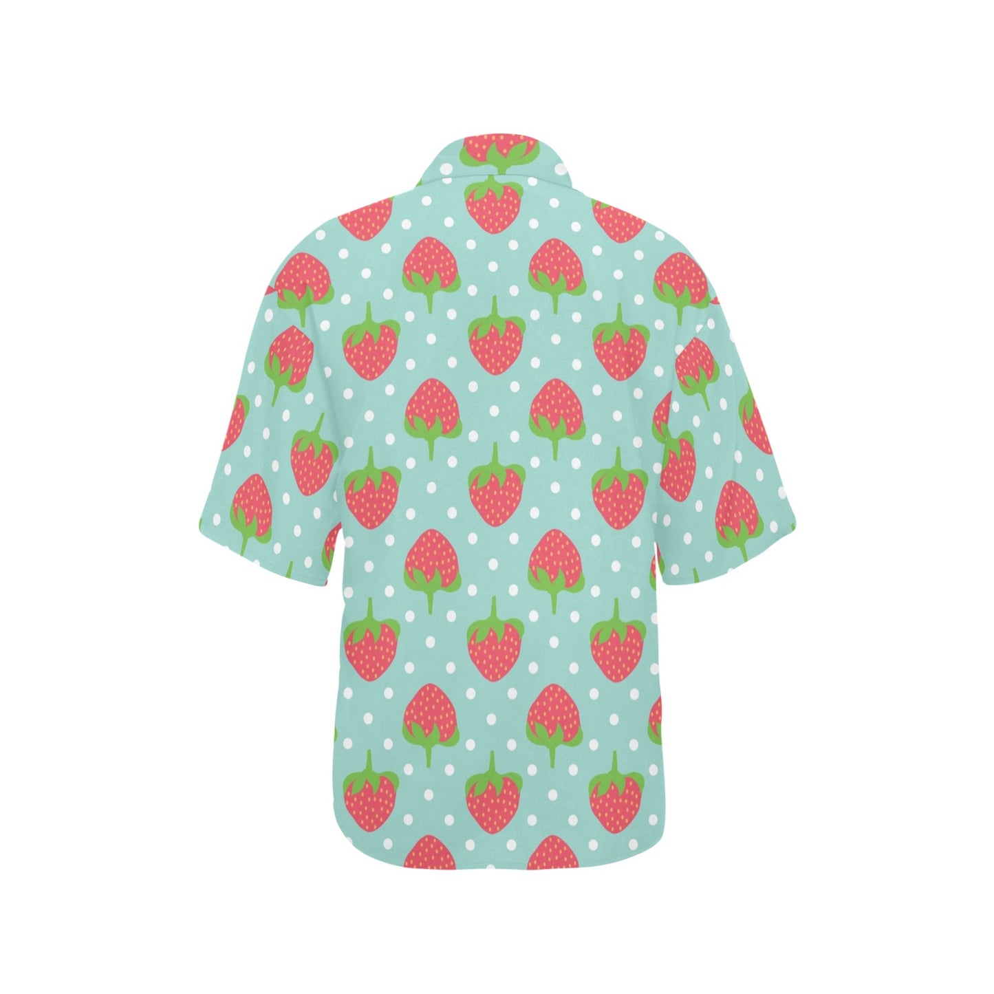 Strawberry Pattern Print Design SB06 Women's Hawaiian Shirt