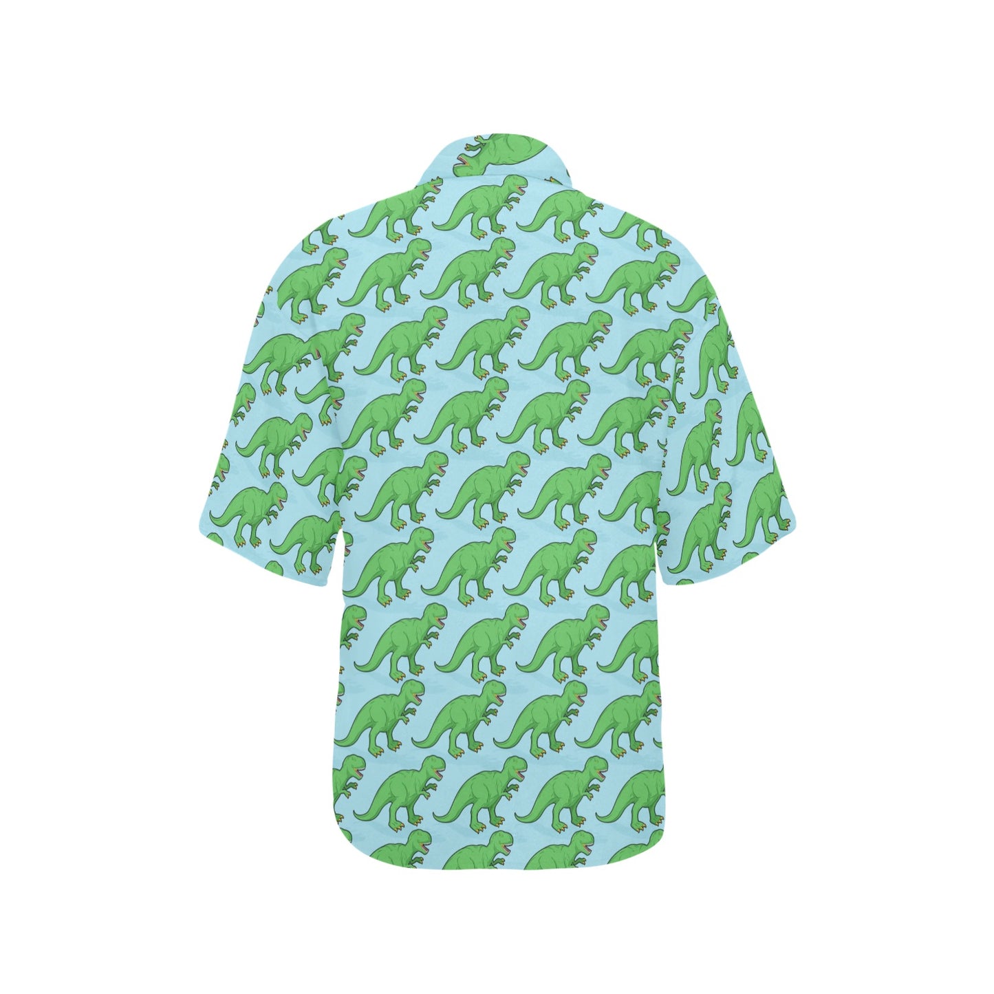 T Rex Pattern Print Design A01 Women's Hawaiian Shirt