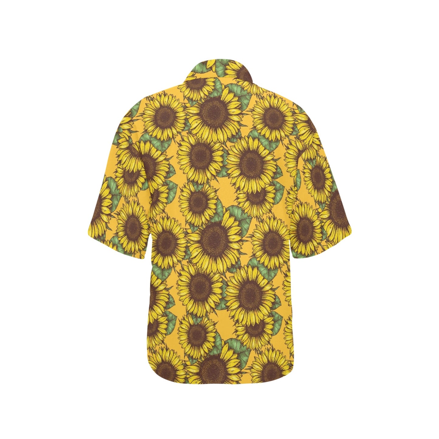 Sunflower Pattern Print Design SF04 Women's Hawaiian Shirt