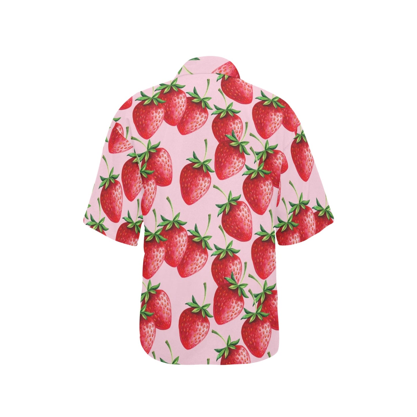 Strawberry Pattern Print Design SB03 Women's Hawaiian Shirt