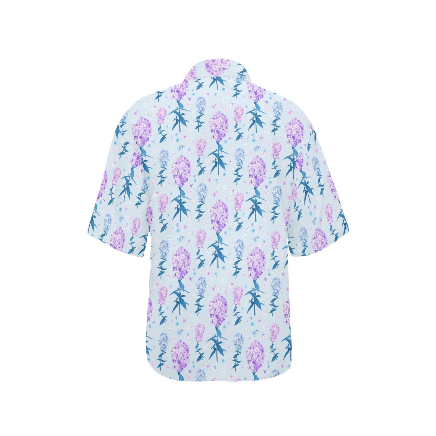Lilac Pattern Print Design LI05 Women's Hawaiian Shirt