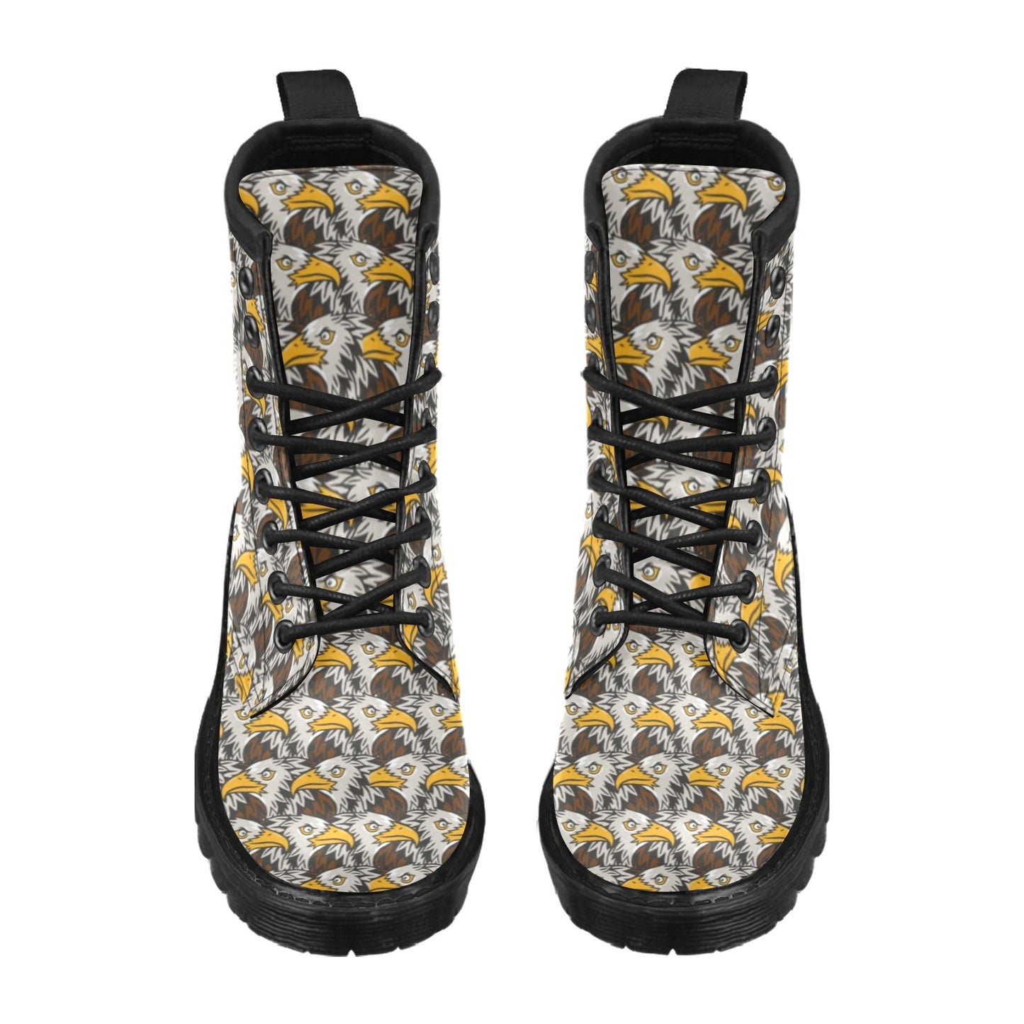 Eagles Head Pattern Women's Boots