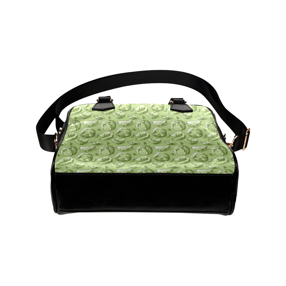 Brussels Sprouts Pattern Print Design 01 Shoulder Handbag