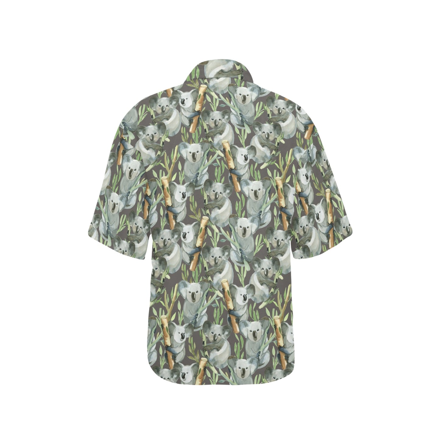 Koala Pattern Design Print Women's Hawaiian Shirt