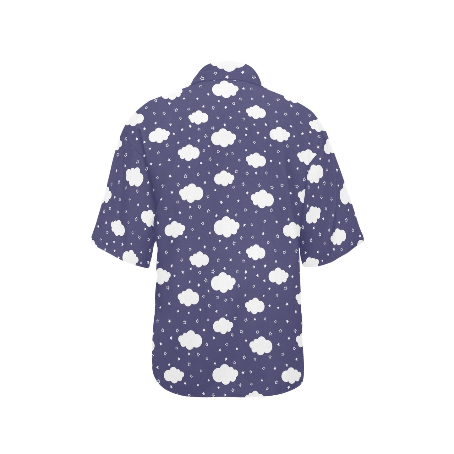 Cloud Pattern Print Design 03 Women's Hawaiian Shirt