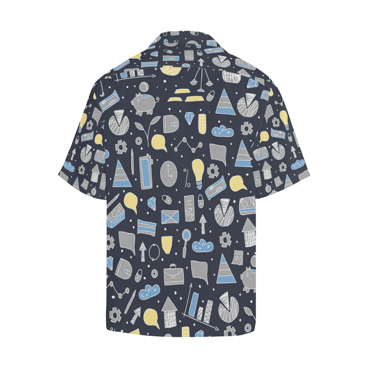 Accounting Financial Pattern Print Design 04 Men's Hawaiian Shirt