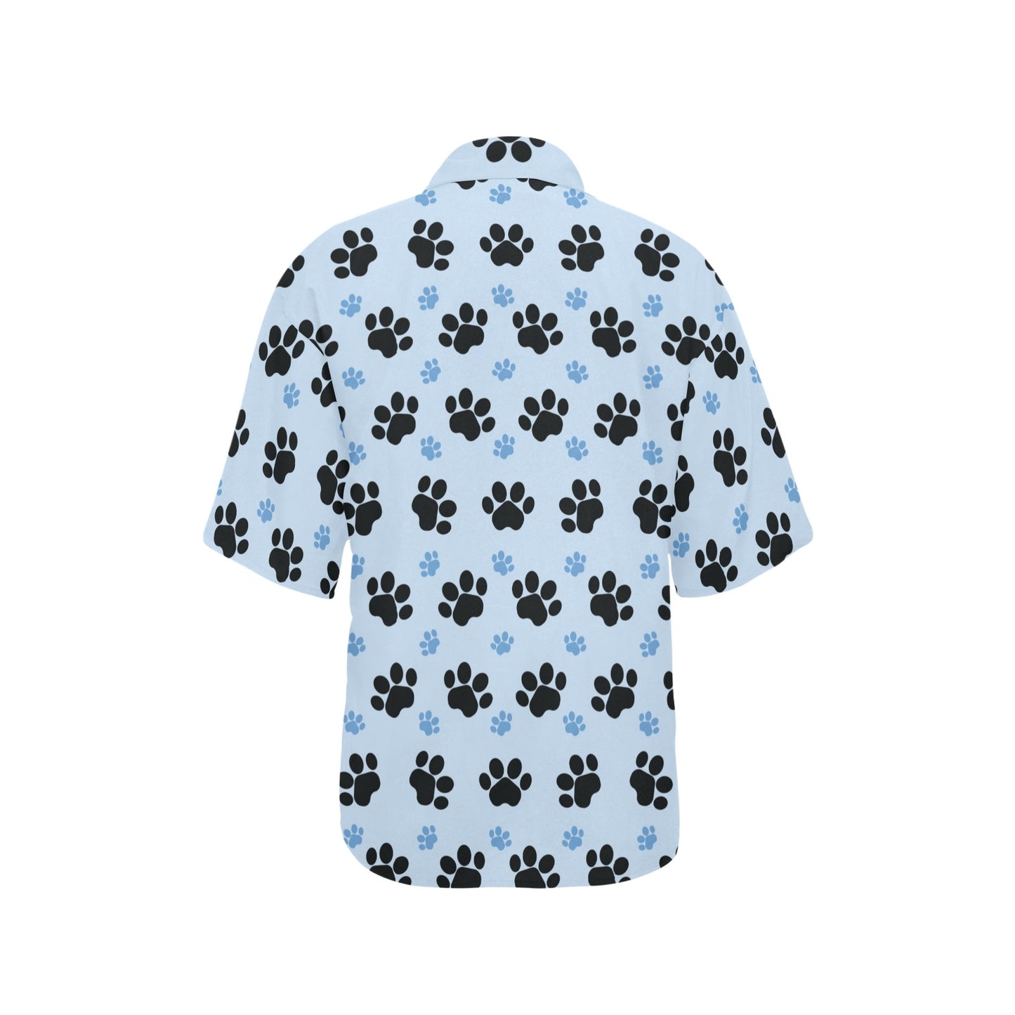 Paw Pattern Print Design A04 Women's Hawaiian Shirt
