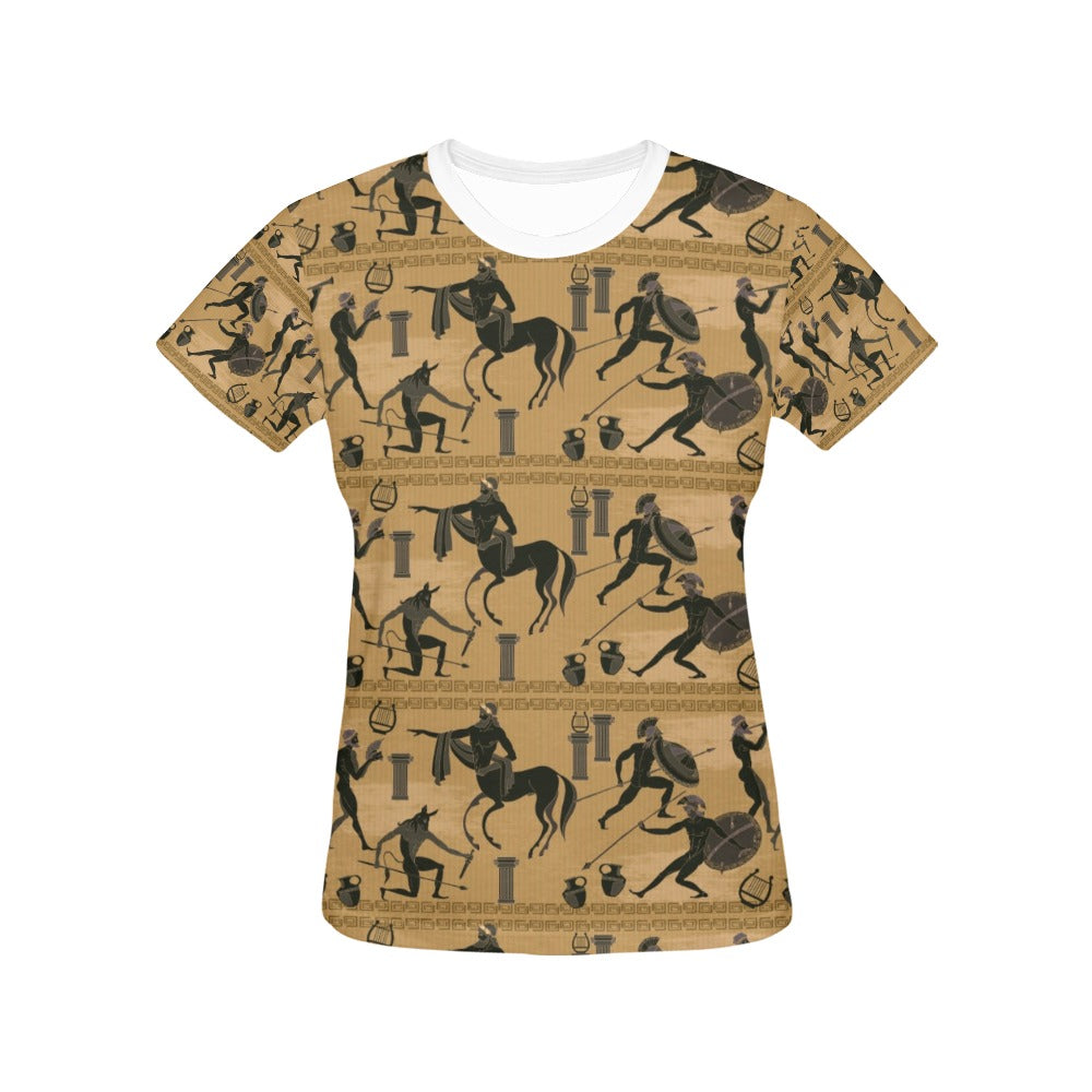 Ancient Greek Statue Print Design LKS304 Women's  T-shirt