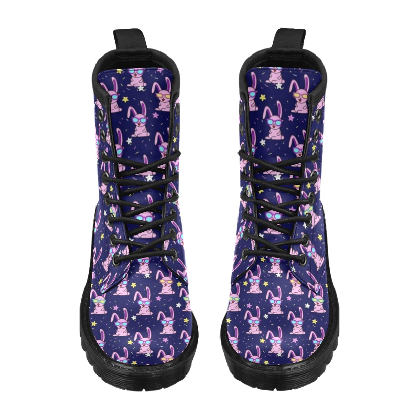 Rabbit Baby Pattern Print Design RB015 Women's Boots