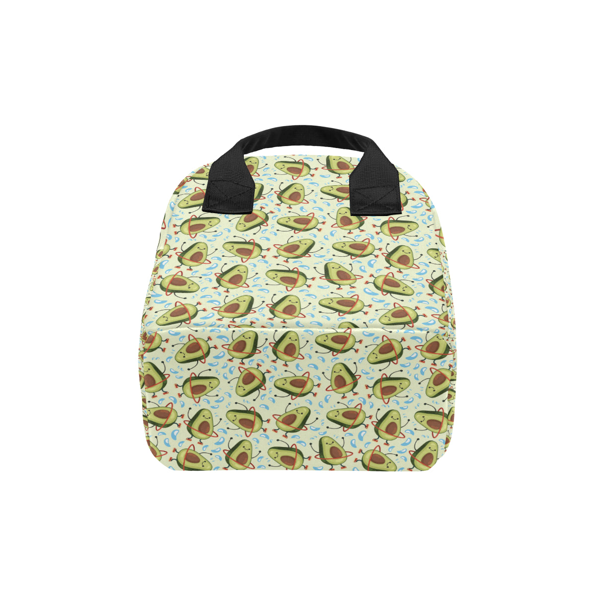 Avocado Pattern Print Design AC02 Insulated Lunch Bag